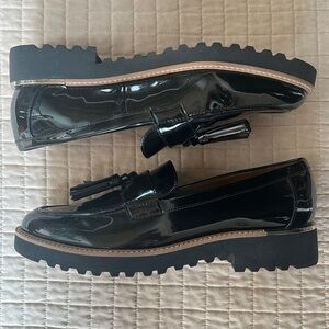 Franco Sarto Carolynn Women’s Size 10 Lug Sole Black Loafers